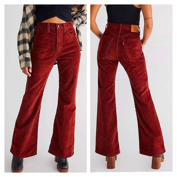 Levi's Denim - Levi's 70's High Rise Flare Corduroy Jeans Pants